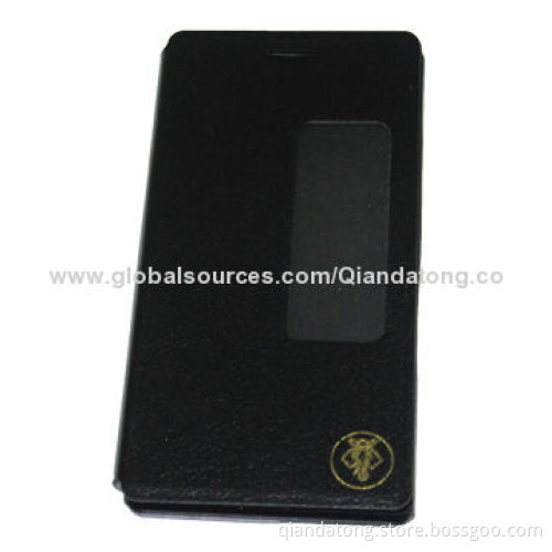 PU Leather Mobile Phone Case for Huawei P7, Easy to Install and Remove